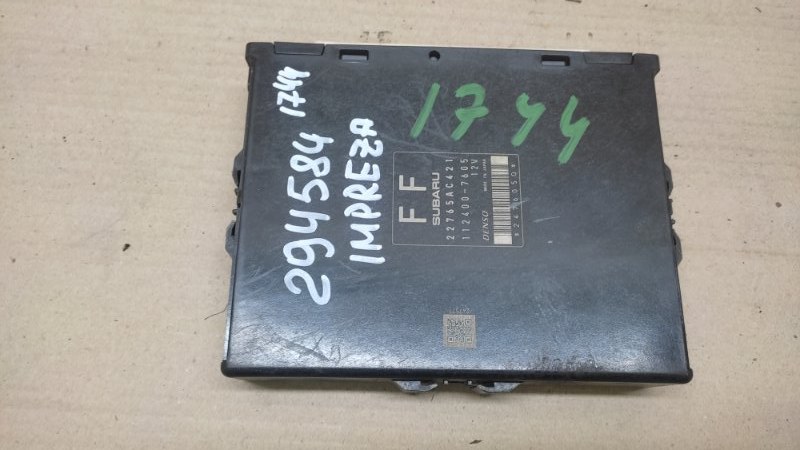 Блок иммобилайзера SUBARU IMPREZA 11-17 2012 GJ 2.0 FB20B 22765AC421 Б/У