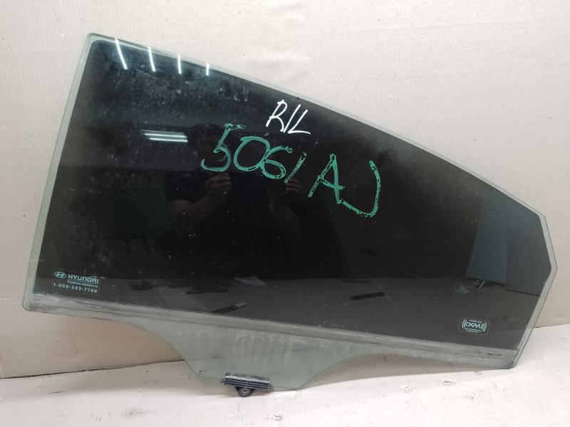 Стекло двери заднее левое SONATA YF 10-14 2012 2.4 G4KK