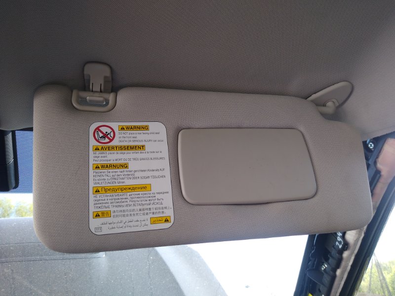 Козырек солнцезащитный правый OUTBACK 09-14 BR 2014 2