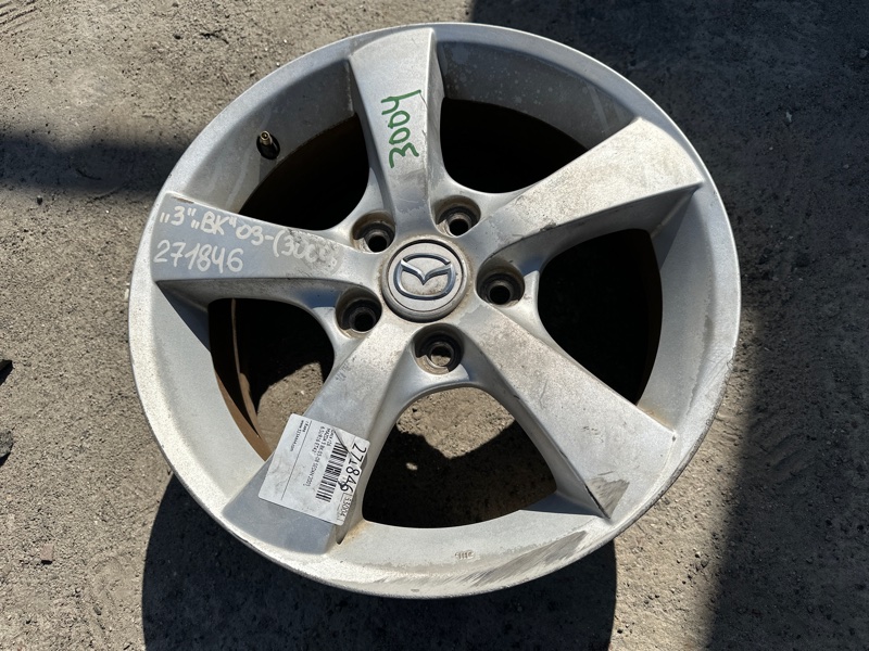 Диск R16 MAZDA 3 BK 03-08 2005 SEDAN 2.3 99654-16560 Б/У