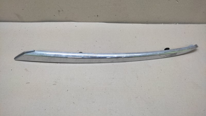 Молдинг бампера передний левый NISSAN PATHFINDER R52 12-21 2013 3.5 VQ35DE 62075-3KA0A Б/У