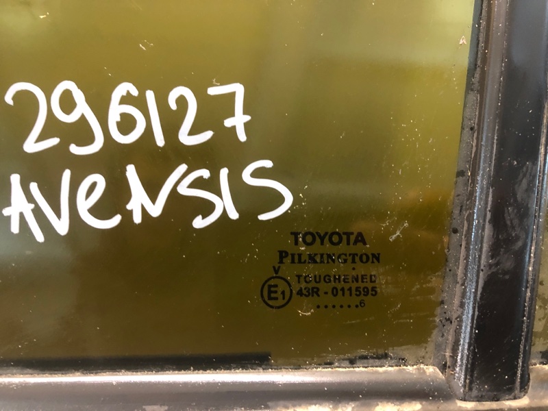 Стекло двери заднее левое AVENSIS 08-18 Стекло двери заднее левое AVENSIS 08-18