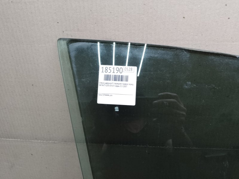 Стекло двери переднее правое G25/G35/G37/Q40 06-14 2007 Седан 3.5 VQ35HR Стекло двери переднее правое G25/G35/G37/Q40 06-14 2007 Седан 3.5 VQ35HR