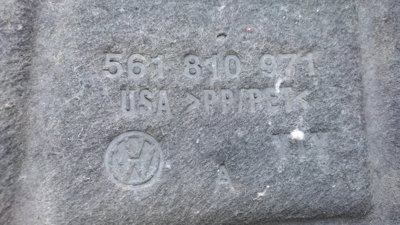 Подкрылок задний левый VOLKSWAGEN PASSAT B7 11-15