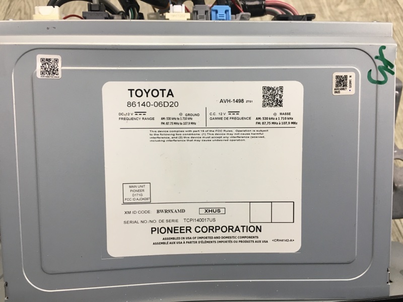 Магнитола CAMRY 70 17- 2020 GSV70 2.5 A25AFKS