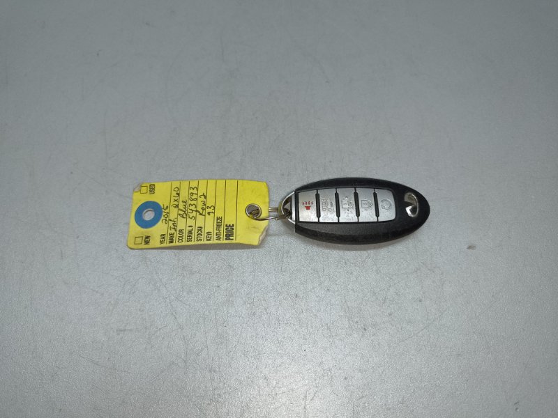 Ключ зажигания INFINITI QX60/JX35 12-20 2015 Внедорожник 3.5 285E3-9NB3A Б/У