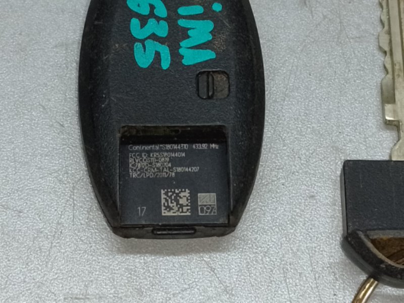 Ключ зажигания NISSAN ALTIMA L33 12-18 L33 2.5