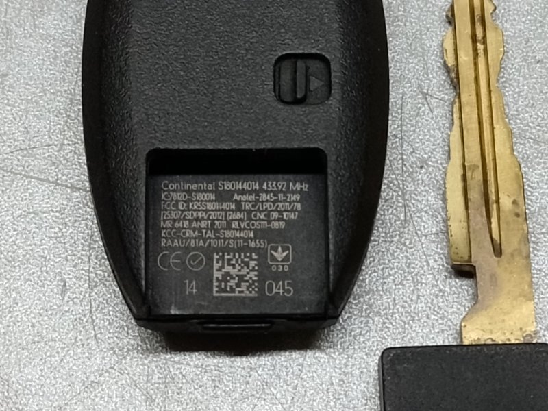 Ключ зажигания INFINITI Q50 15-20 Седан 3.0 VR30DDTT