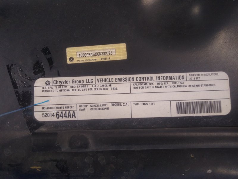 Капот 200 10-14 2012 2.4 ED3