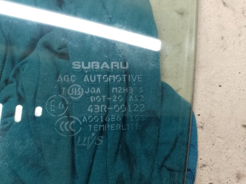 Стекло двери заднее левое IMPREZA 11-17 2012 GJ 2.0 FB20B