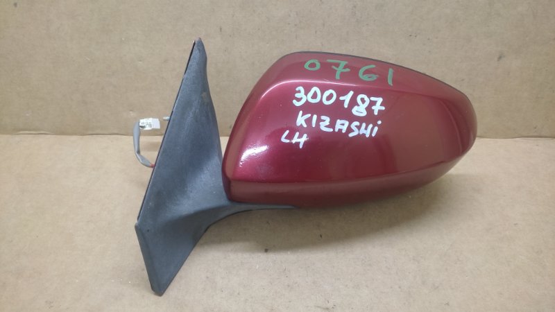 Зеркало переднее левое SUZUKI KIZASHI 09-14 2011 J24B 84702-57L20-ZRJ Б/У