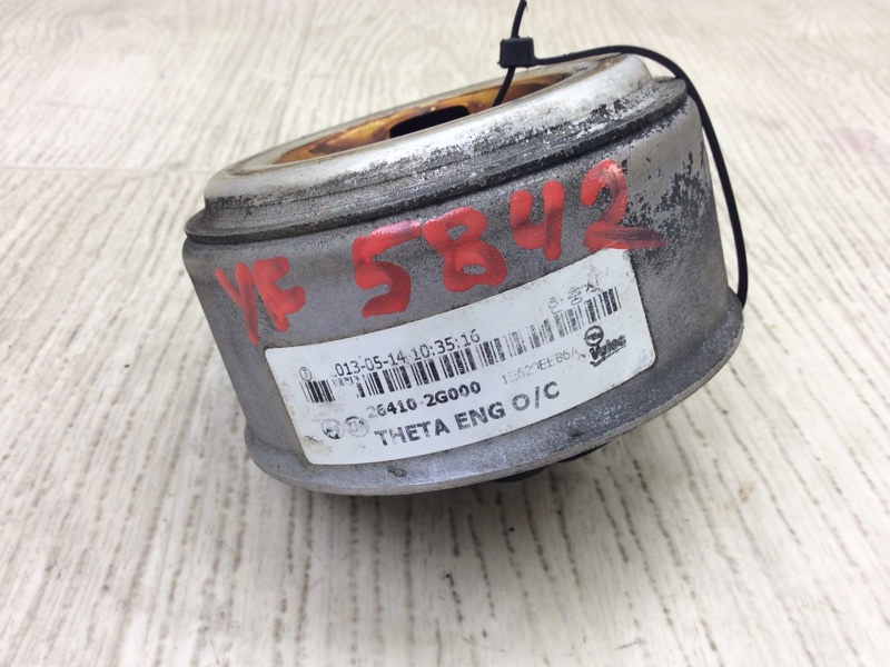 Теплообменник масляного фильтра SONATA YF 10-14 2013 YF 2.4 G4KK