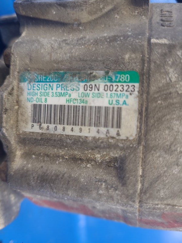 Компрессор кондиционера JOURNEY 08-20 2012 Внедорожник 3.6 ERB Компрессор кондиционера JOURNEY 08-20 2012 Внедорожник 3.6 ERB