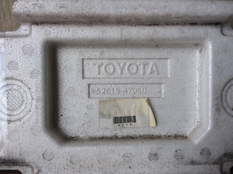 Наполнитель бампера задний TOYOTA PRIUS - 30 09-17 ZVW30 1.8 2ZRFXE