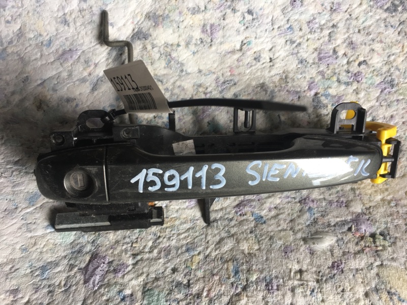 Ручка двери наружная передняя левая TOYOTA SIENNA 11-16 2014 Внедорожник 3.5 69210-0T010-G0 Б/У