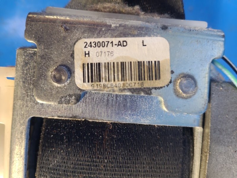 Ремень безопасности передний левый 6 GH 07-12 2009 2.5 L (L5-VE)