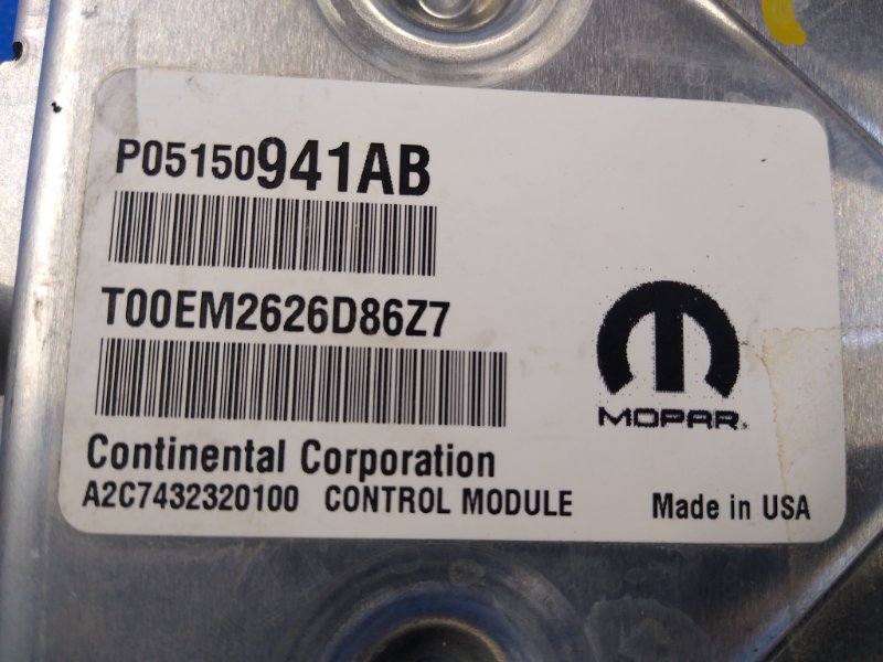 Блок управления двигателем JEEP COMPASS 06-16 2.0 ECN Блок управления двигателем JEEP COMPASS 06-16 2.0 ECN