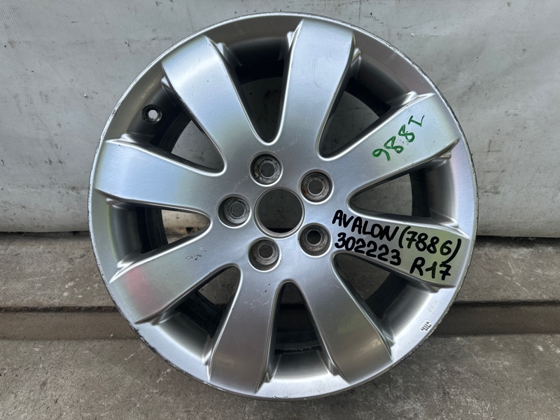Диск R17 TOYOTA AVALON 05-12 2005 3.5 2GR-FE 42611-AC090 Б/У