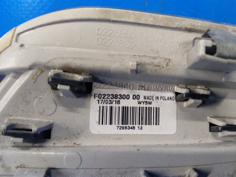 Повторитель поворота в крыло правый MINI COOPER (F57) 15- F57 B36M 1.5L