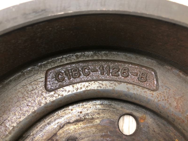 Тормозной барабан задний правый FIESTA 08-17 2017 1.6 C16HDEZ