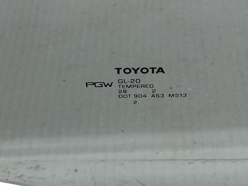 Стекло двери заднее правое TOYOTA SIENNA 11-16 3.5 2GR-FE