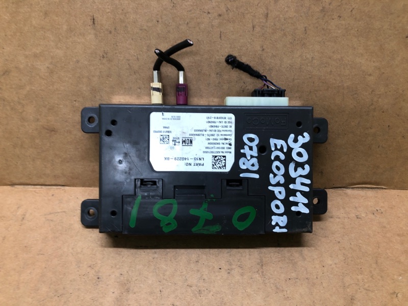 Блок управления блютуз FORD ECOSPORT 18-22 2021 1.0 L EcoBoost (Fox) turbo LB5Z-19K35-0A Б/У