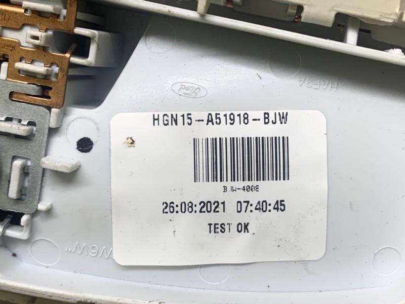 Плафон салона ECOSPORT 18-22 2021 1.0 L EcoBoost (Fox) turbo