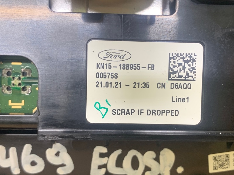 Монитор ECOSPORT 18-22 2021 1.0 L EcoBoost (Fox) turbo