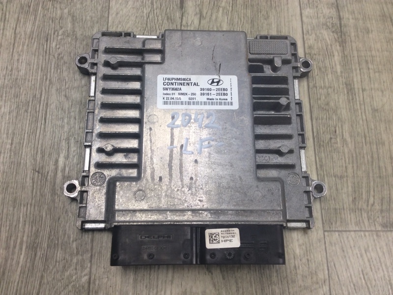 Блок управления двигателем HYUNDAI SONATA LF 2014- 2016 LF 2.0 G4NG 391612EEB0 Б/У