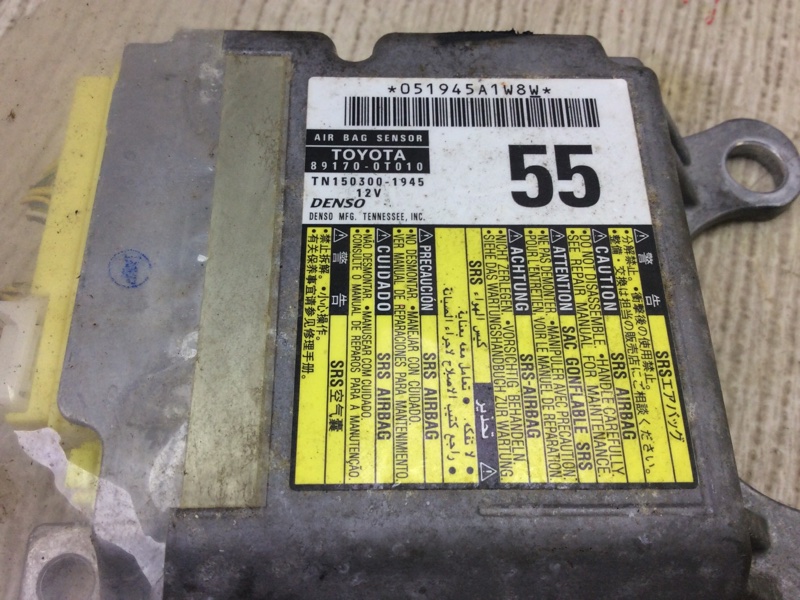 Блок управления AIRBAG VENZA 09-16 2009 3.5 2GR-FE Блок управления AIRBAG VENZA 09-16 2009 3.5 2GR-FE