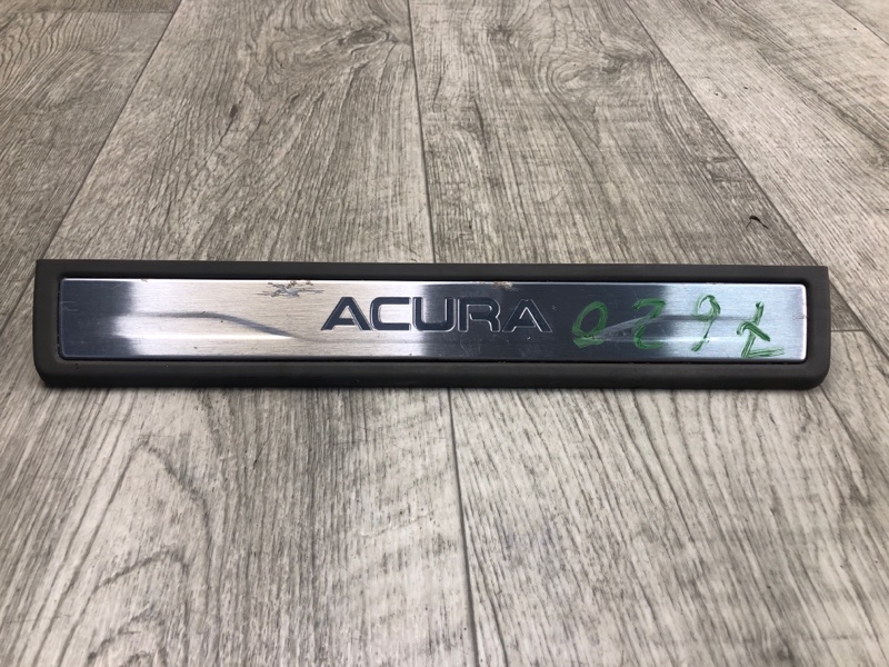 Накладка порога внутрення задняя левая ACURA MDX (YD2) 06-13 2007 YD2 3.7 J37A1 84262-STX-A01ZB Б/У