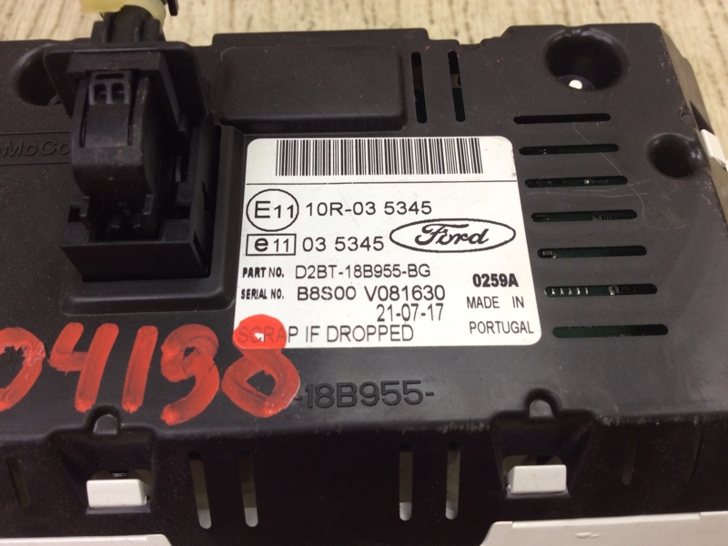 Монитор FIESTA 08-17 2017 1.6 C16HDEZ