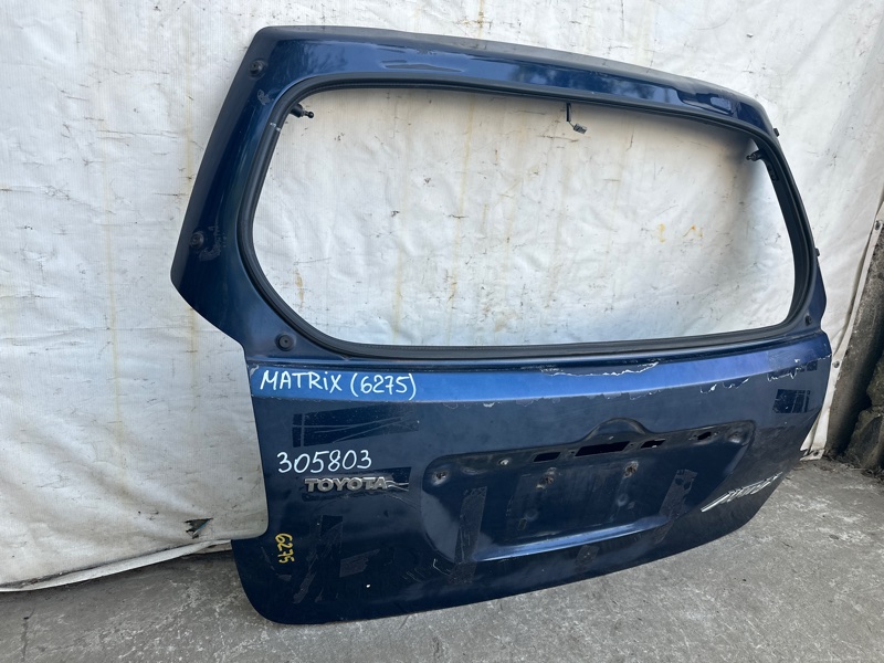 Крышка багажника MATRIX 02-08 2002 ZZE132 1.8L 1ZZ-FE