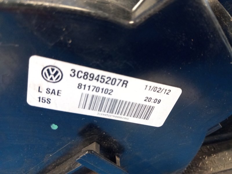 Фонарь наружный левый PASSAT CC 12-18 2013 Седан 2.0 CBFA