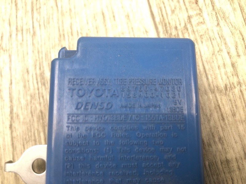 Блок управления дав.в шинах PRIUS - 30 09-17 2013 ZVW30 1.8 2ZRFXE