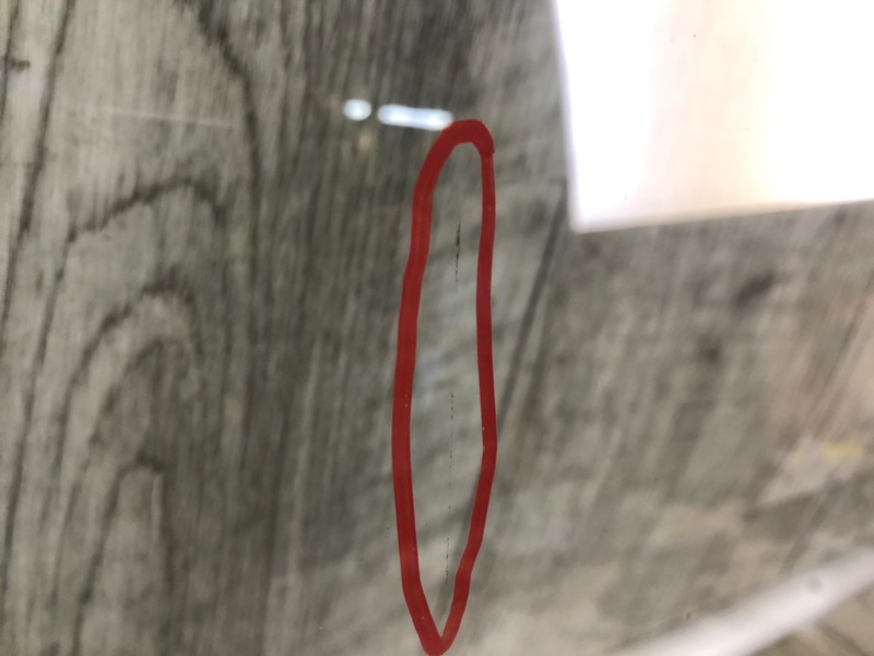 Стекло двери заднее правое 626 GD 87-91