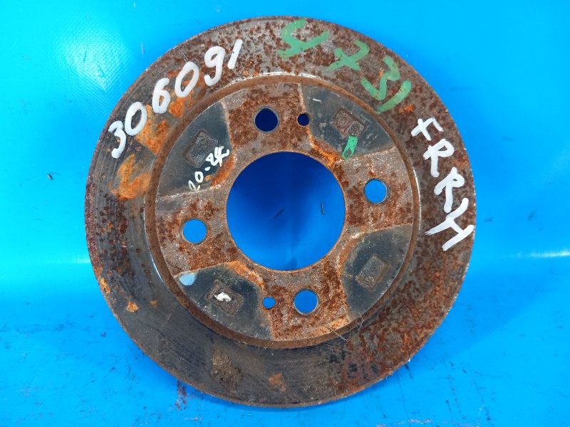 Запчасть тормозной диск передний правый MITSUBISHI MIRAGE 13- 2013 1.2 3A92 4615A105 Б/У Тормозной диск передний правый MITSUBISHI MIRAGE 13- 2013 1.2 3A92 4615A105 Б/У