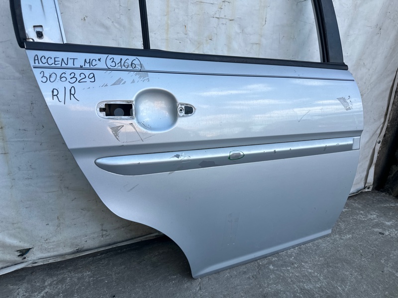 Дверь задняя правая HYUNDAI ACCENT MC 06-10 1.6 G4ED