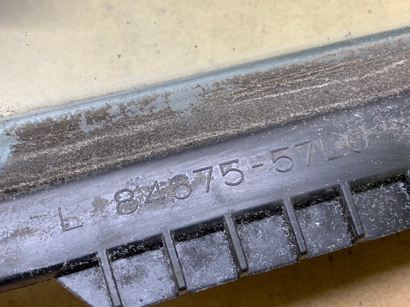 Стекло двери глухое заднее левое KIZASHI 09-14 2011 J24B