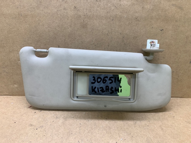 Козырек солнцезащитный правый SUZUKI KIZASHI 09-14 2011 J24B 84801-57L00-V6N Б/У