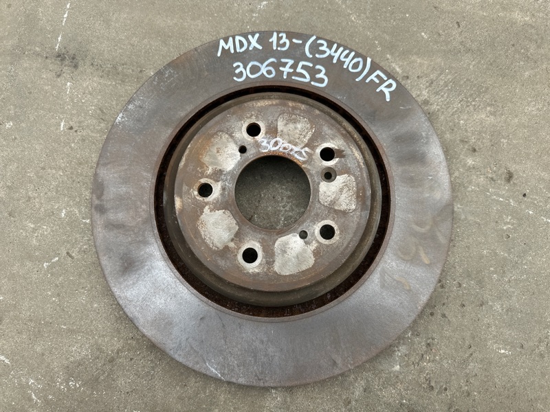 Тормозной диск передний ACURA MDX (YD3) 13-21 2013 3.5 J35Y5 45251-TZ5-A01 Б/У