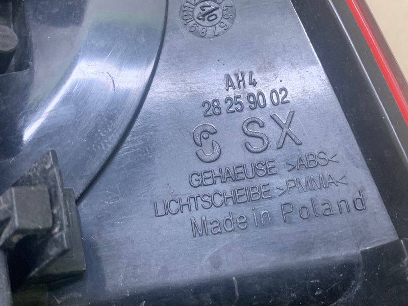 Фонарь наружный левый TOUAREG 02-10 2007 BHK 3.6