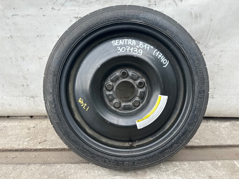 Диск колесный (докатка) NISSAN SENTRA B17 12-21 2018 1.8 MRA8DE 40300-9AN0A Б/У