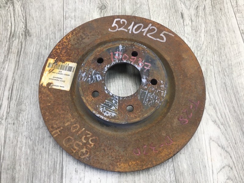 Тормозной диск передний INFINITI Q50 15-20 2016 Седан 3.0 VR30DDTT 40206-4GA0A Б/У