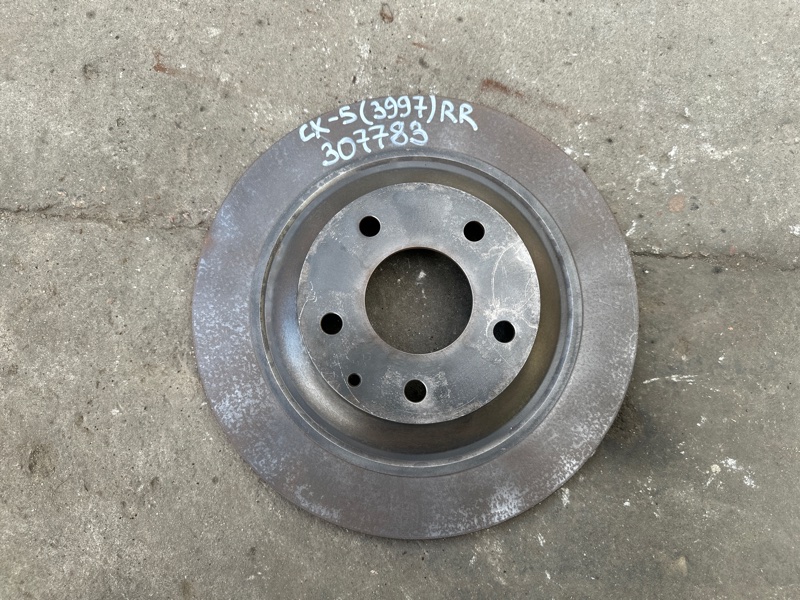 Тормозной диск задний MAZDA CX-5 (KF) 16-21 2018 2.5 PY-VPS K011-26-251B Б/У