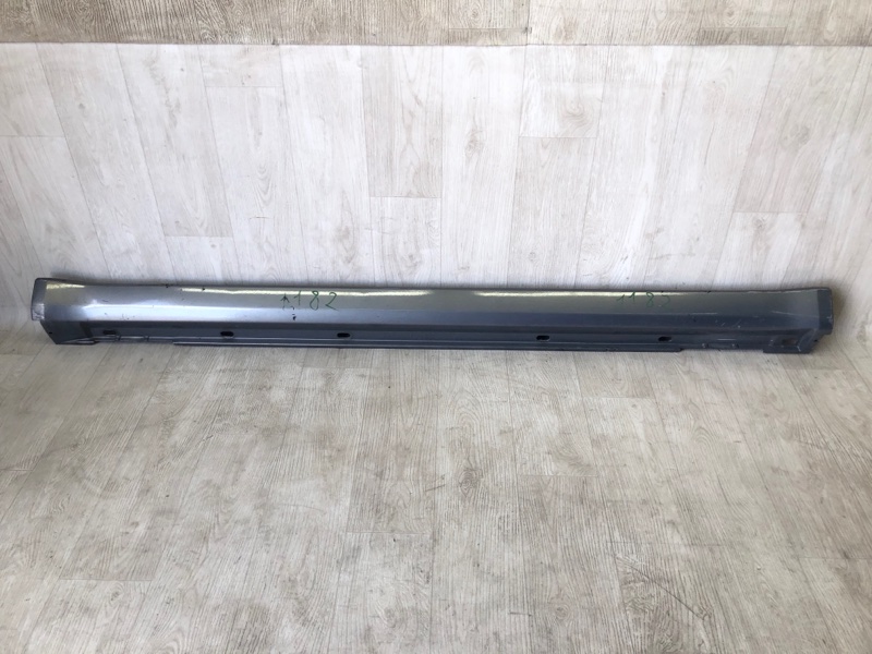 Накладка порога наружная левая SUBARU OUTBACK 03-09 BP 2005 2.5 EJ253 91112AG35A Б/У