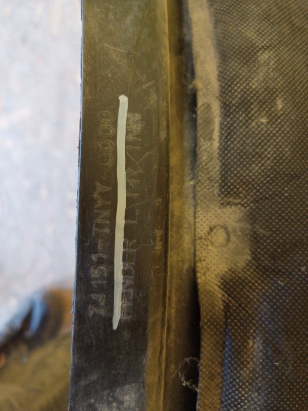 Подкрылок передний левый CRV (RW) 16-20