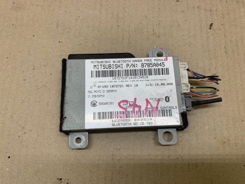 Запчасть блок управления блютуз MITSUBISHI ASX / OUTLANDER SPORT 10-21 2012 2.0 4B11 8785A045 Б/У Блок управления блютуз MITSUBISHI ASX / OUTLANDER SPORT 10-21 2012 2.0 4B11 8785A045 Б/У