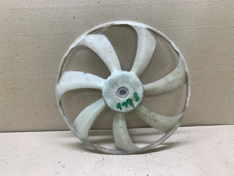 Крыльчатка вентилятора основного радиатора правая TOYOTA SIENNA 11-16 2012 3.5 2GR-FE 16361-0P160 Б/У