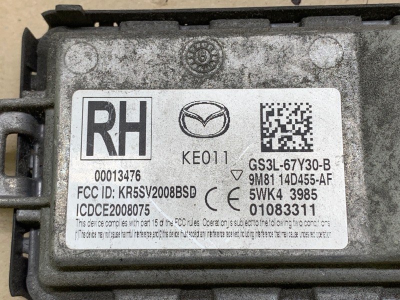 Датчик слепых зон задний правый 6 GH 07-12 2008 2.5 L (L5-VE)